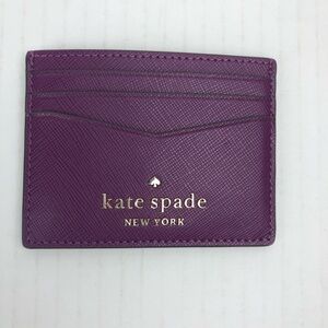 Kate Spade Plum Slim Credit Card Holder